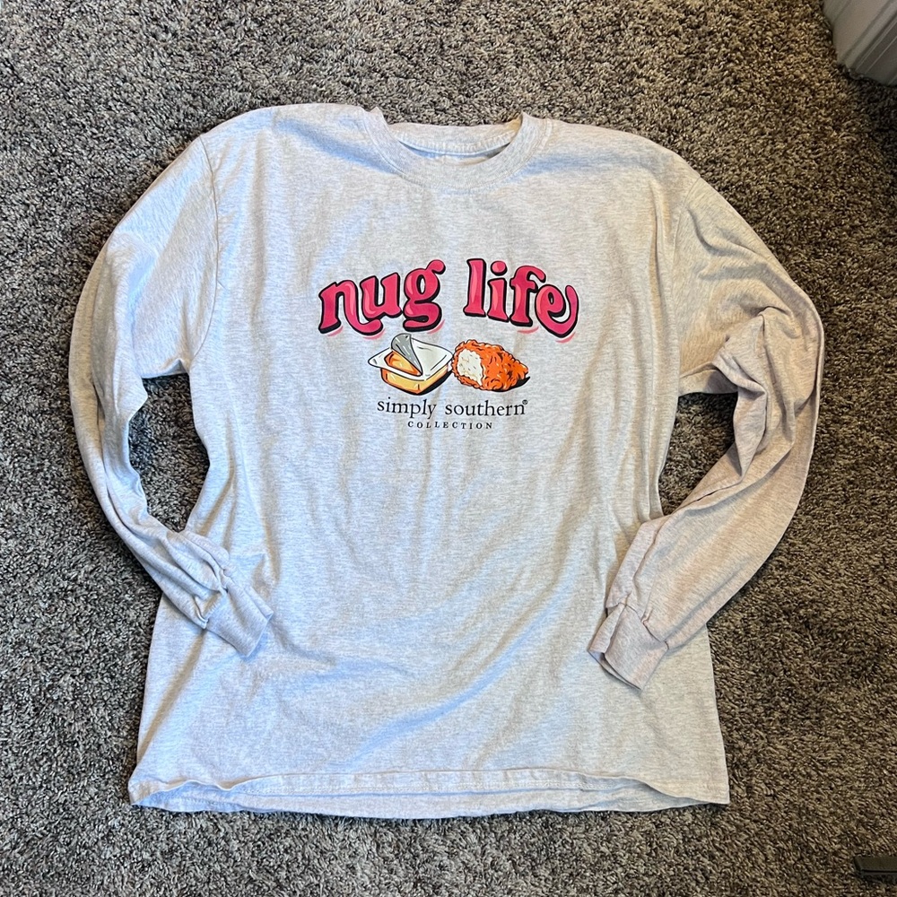 Simply Southern Gray Nug Life Shirt